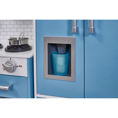 Penne Pantry Wooden Corner Play Kitchen with Fridge