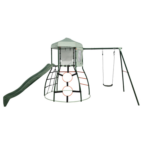 Plum Play  Climbing Dome with Slide & Swing Set