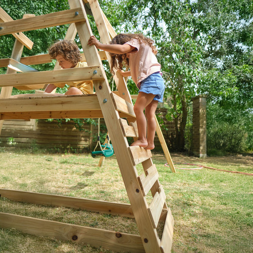 Plum Play Double Swing with Slide Set