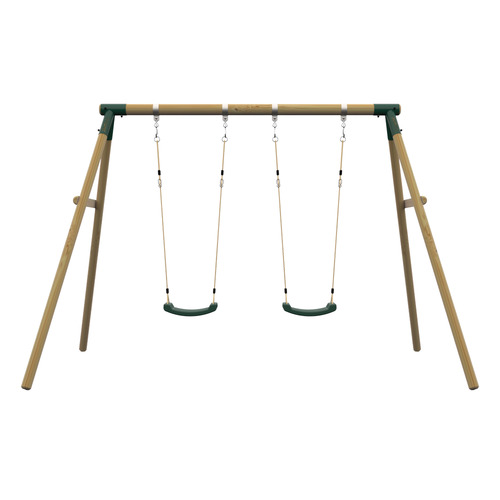 Plum Play  Double Wooden Swing Set