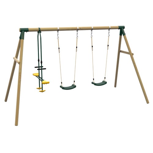 Plum Play Triple Swing Set with Glider