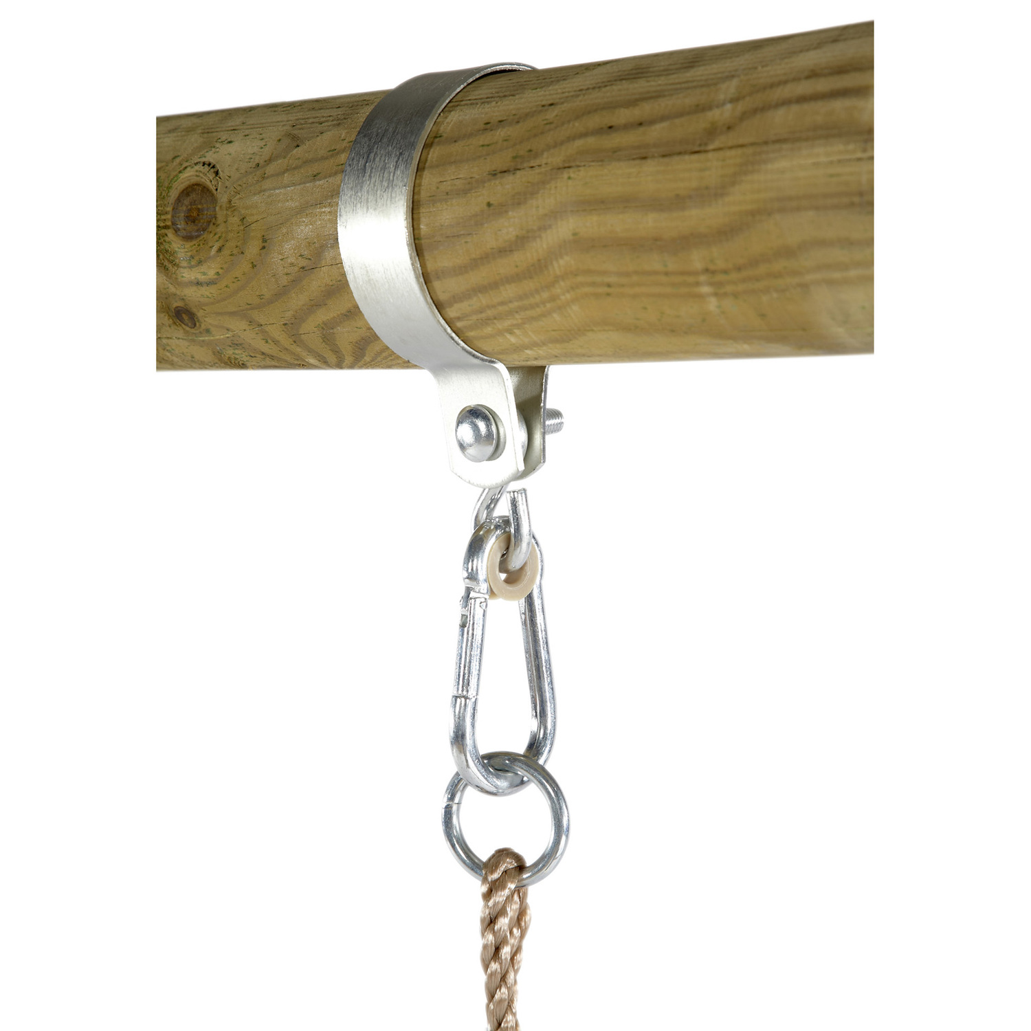 Plum Wooden Nest Swing Set