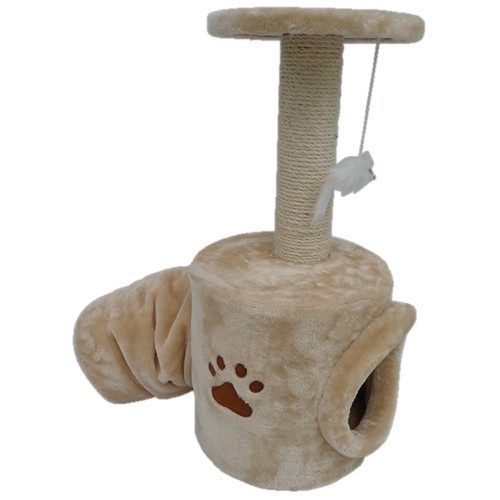 Cat Condo with Tunnel Temple & ster