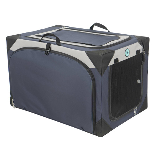 Bono Fido Blue Expandable Pet Kennel Temple & ster