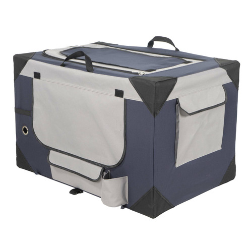 Bono Fido Blue Expandable Pet Kennel Temple & ster