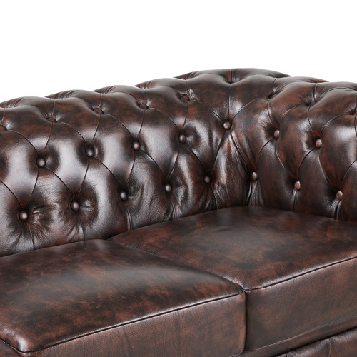 By Designs 3 Seater Max Chesterfield Leather Sofa Reviews