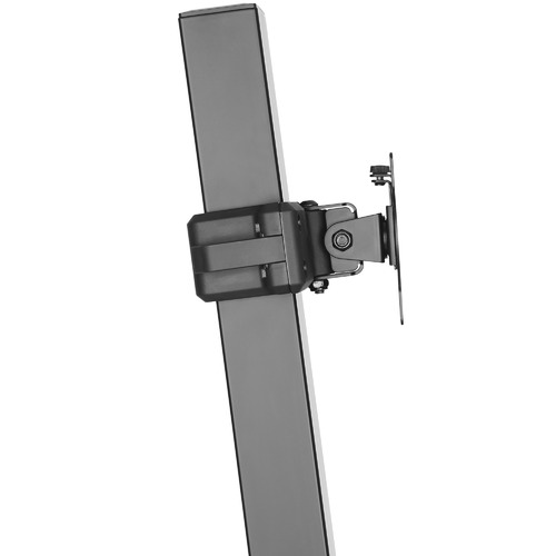 EDT10 Single Monitor Stand with Adjustable Keyboard Tray