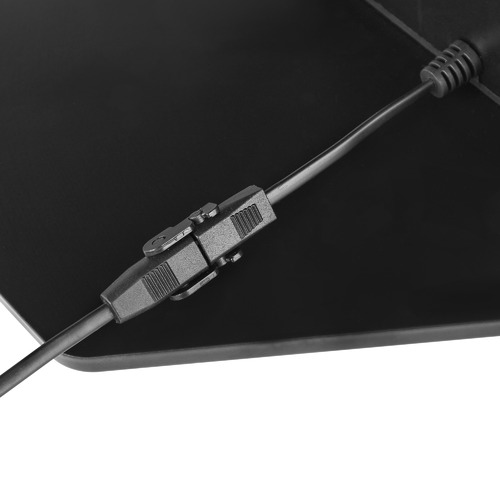 EDT10 Single Monitor Stand with Adjustable Keyboard Tray