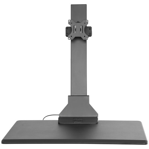 EDT10 Single Monitor Stand with Adjustable Keyboard Tray