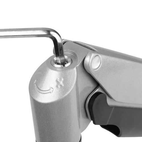 Grey Gromm Gas Spring Single Monitor Arm