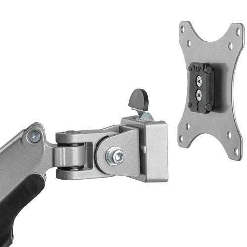 Grey Gromm Gas Spring Single Monitor Arm