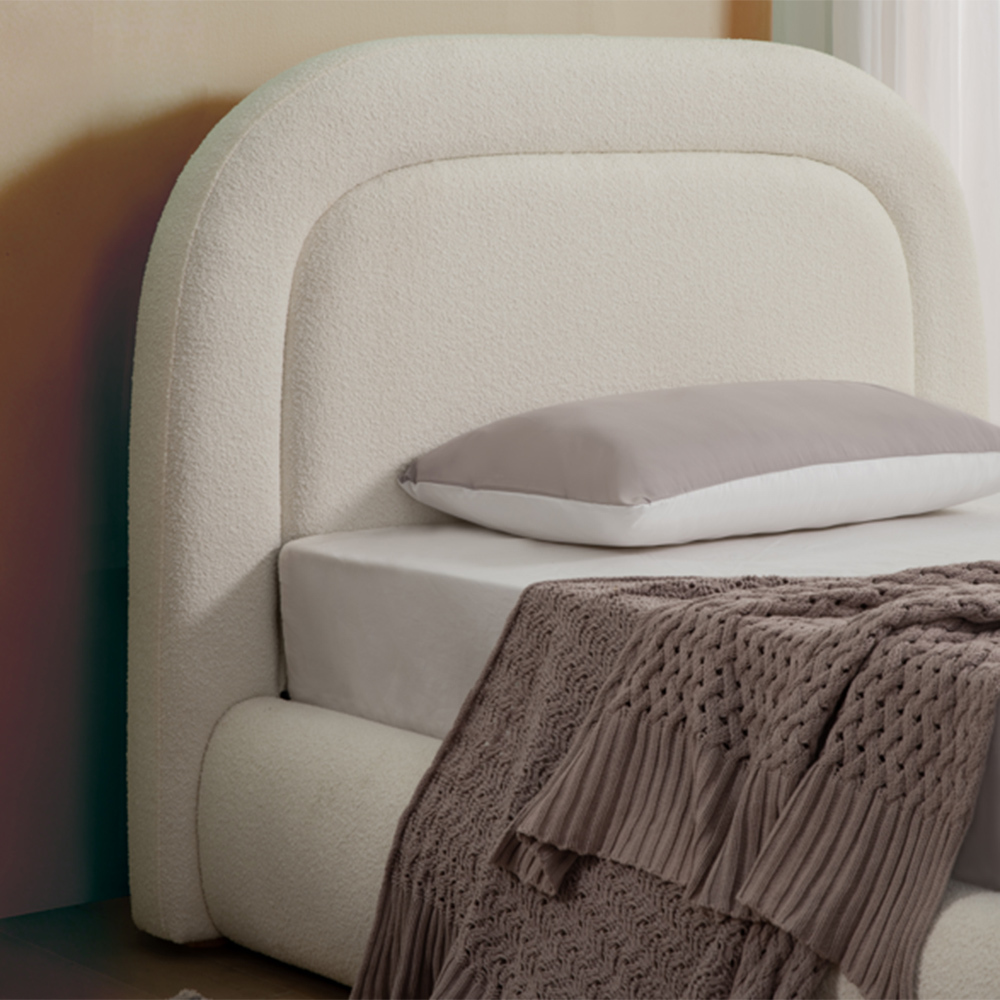 Eden Boucle King Single Bed