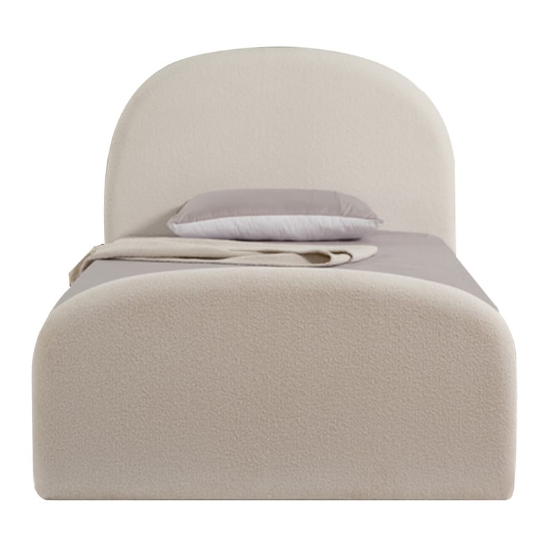 Eira Boucle King Single Bed with Trundle