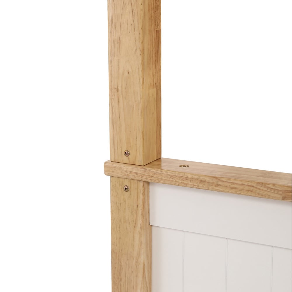 Midson King Single Rubberwood Bunk Bed with Drawers