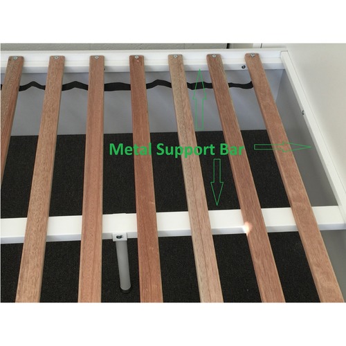 White Single Over Double Trio Bunk Bed with Shelves & Trundle Temple