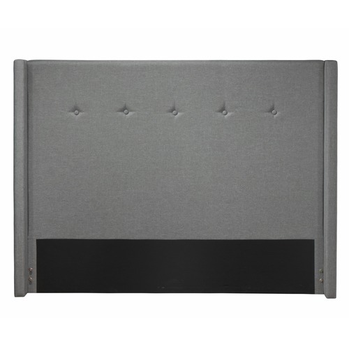 VIC Furniture Light Grey Airdrie Wing Queen Bed Head & Reviews Temple