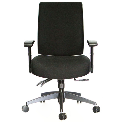 Black Verdana Mid Back Office Chair