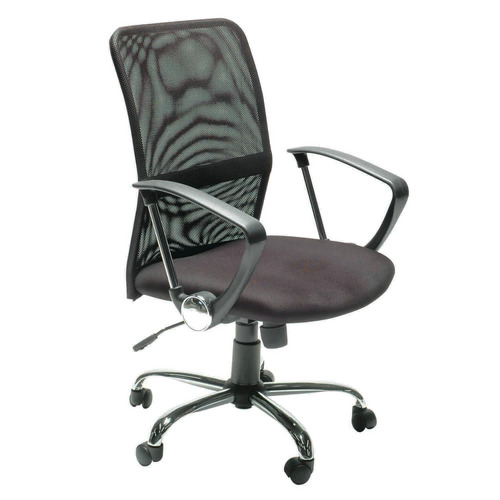 Stat Mid-Back Mesh Chair in Black