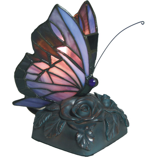 leadlight butterfly lamp