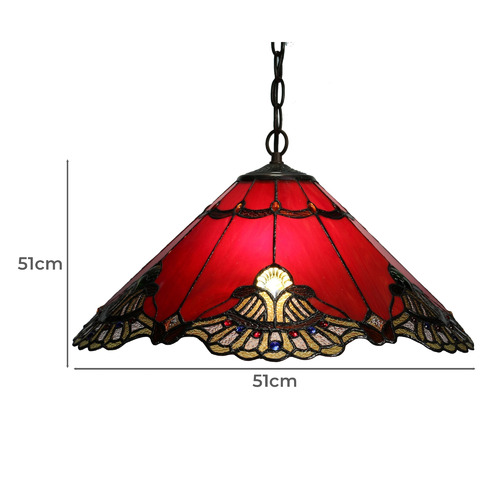 Benita-Leadlight-Tiffany-Pendant-Light