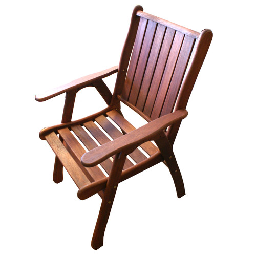 Woodlands Outdoor Furniture West Bay Hardwood Outdoor Armchair Reviews Temple Webster