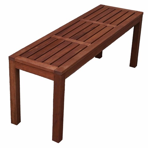 Woodlands Outdoor Furniture Backless Outdoor Wooden Bench