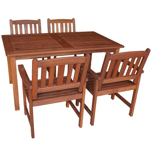4 Seater Malay Outdoor Dining Table, Outdoor Dining Table Furniture