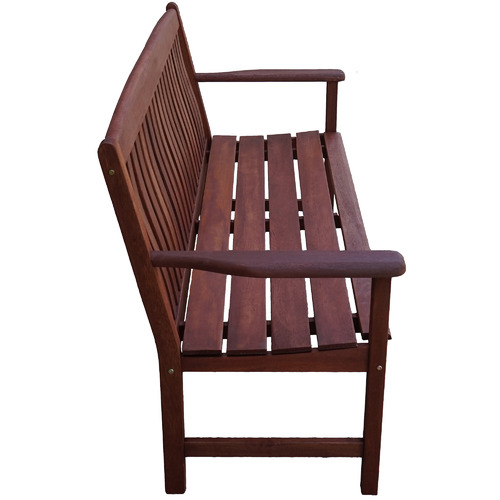 Luneburg 3 Seater Shorea Wood Bench