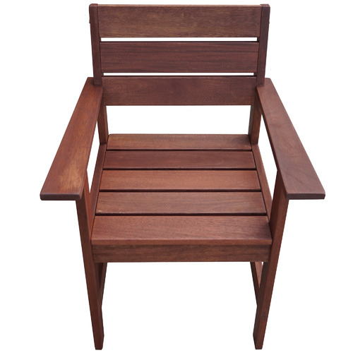 Lazio Shorea Wood Outdoor Armchair