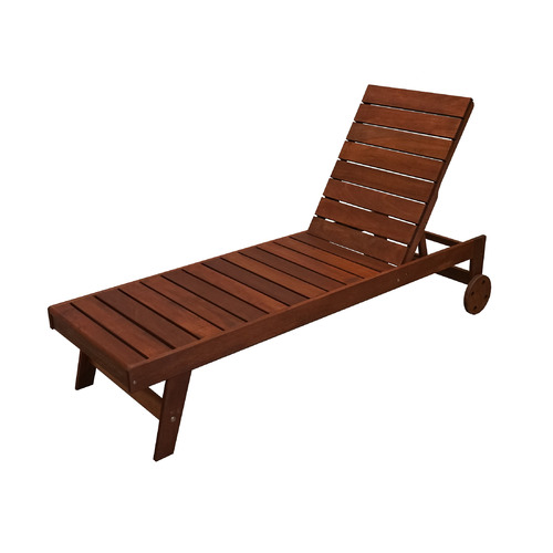 Lazio Shorea Wood Sun Lounger