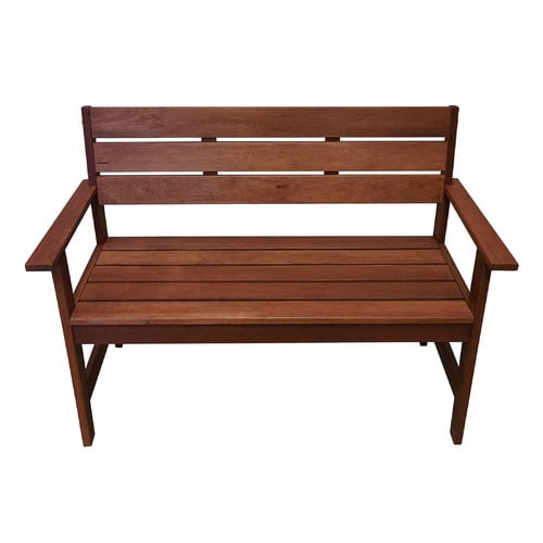 2 Seater Lazio Shorea Outdoor Wood Bench