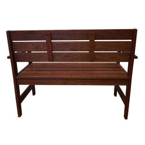 2 Seater Lazio Shorea Outdoor Wood Bench
