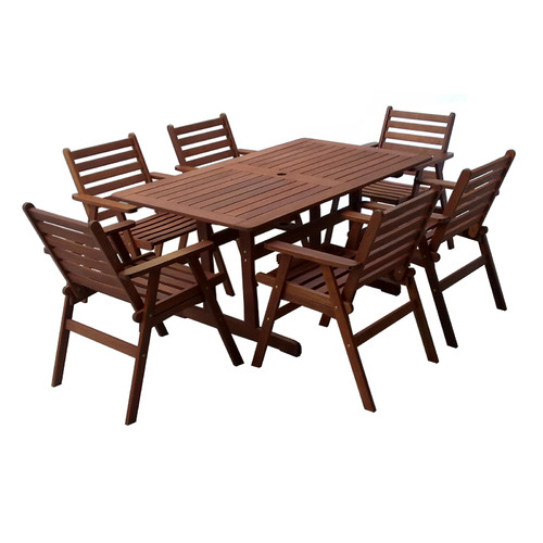 Monroe Shorea Hardwood Outdoor Dining Set