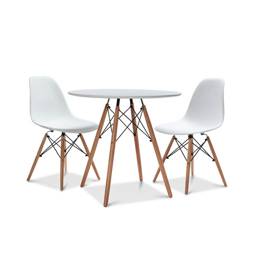 Continental Designs Replica Eames DSW Round Dining Table & Reviews ...