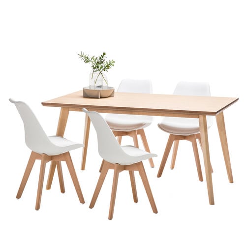Wyatt-Dining-Table-Set-with-4-Padded-Eames-Replica-Chairs