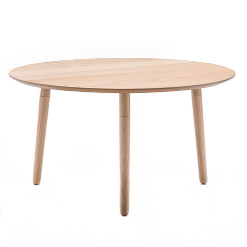 Nochio Scandi Oak Veneer Round Coffee Table Temple & ster