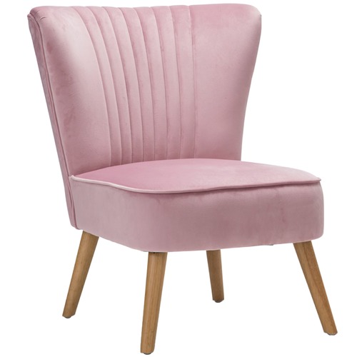 Childrens Velvet Slipper Accent Chair