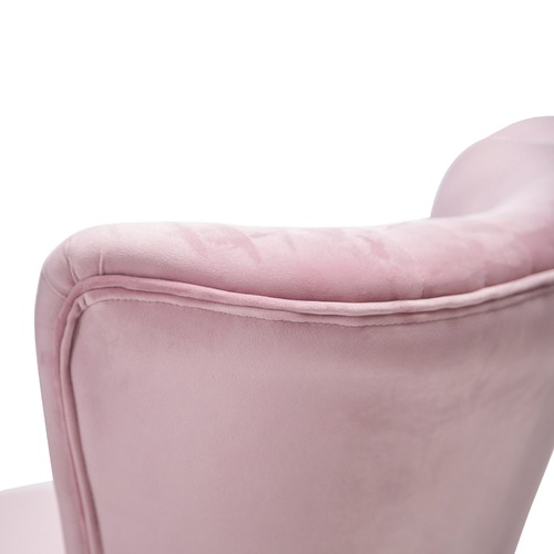 Childrens Velvet Slipper Accent Chair