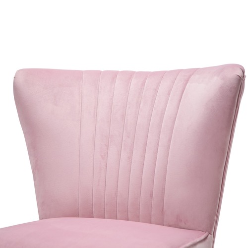 Childrens Velvet Slipper Accent Chair