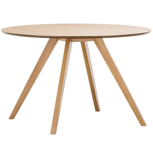 Natural Oak Milari Round Dining Table