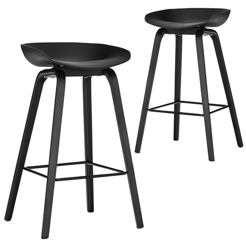 Continental Designs 62cm Black Hay Replica Barstools Temple & ster