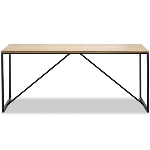 White Line Oak Dining Table & Eames Replica Chairs Set