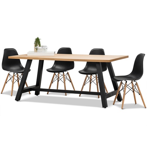 Continental Designs Brooklyn Dining Table Eames Replica Chairs Set Reviews Temple Webster