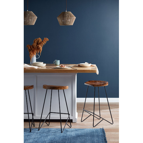 Nero Metal Counter Barstool