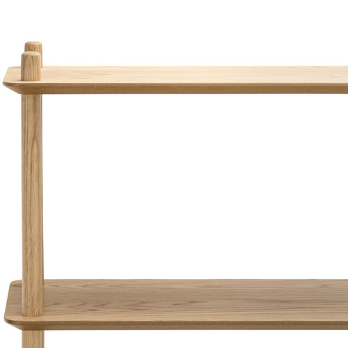 Natural Harper 3 Tier Wooden Bookshelf