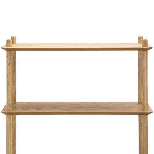 Natural Harper 3 Tier Wooden Bookshelf