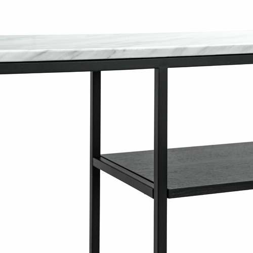 130cm Franceso Cultured Marble-Top Console Table