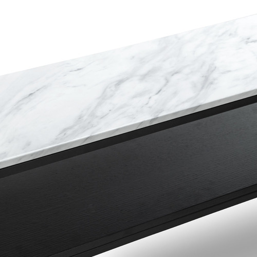 130cm Franceso Cultured Marble-Top Console Table