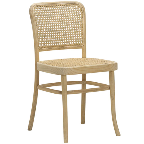 Continental Designs Samira Teak & Cane Dining Chairs | Temple & Webster