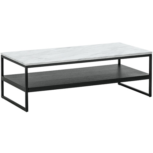 Continental Designs Francesco Cultured, Stone Top Coffee Table With Storage
